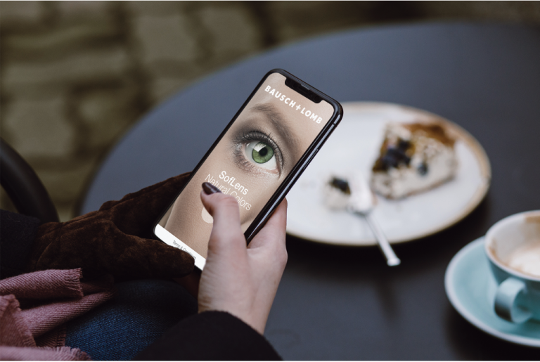 Bausch + Lomb — Coloured contact lens app by Noesis Brand+Digital