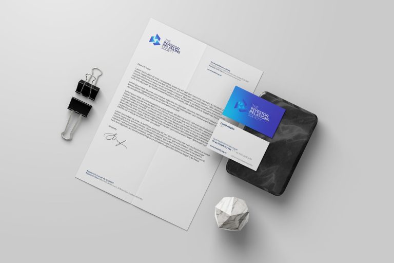 The Investor Relations Society project by Noesis Brand+Digital