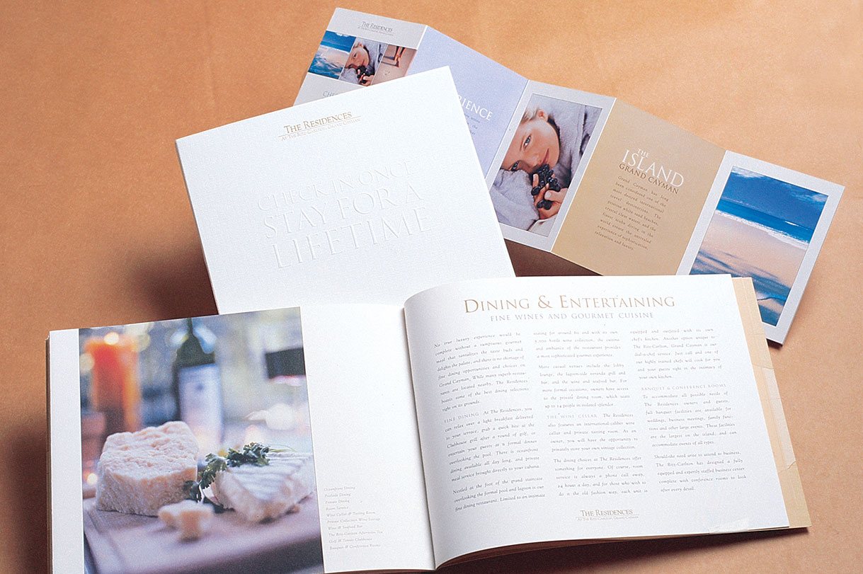 The Ritz-Carlton, Grand Cayman — Residences brochures & resort identities by Noesis Brand+Digital